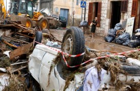 Hujan Lebat dan Banjir Lumpur Tewaskan 10 Orang di Spanyol