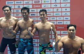 Tim Estafet Para Renang 100M Gaya Ganti 34 Poin Putra Sukses Sumbang Perunggu