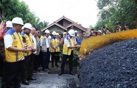 Musi Banyuasin Realisasikan Pembangunan Jalan Aspal Karet