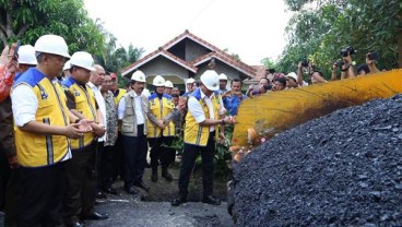 Musi Banyuasin Realisasikan Pembangunan Jalan Aspal Karet