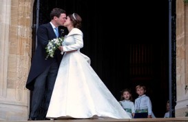 Cantiknya, Foto-foto Royal Wedding Putri Eugenie & Jack Brooksbank