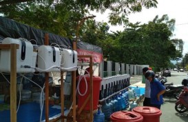 Mesin Penjernih Air FTI UMI Makassar Bantu Warga Palu Dapatkan Air Bersih