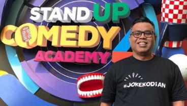 Komedian Abdel Achrian Luncurkan Buku Anak Pancong Bersama Teman-Teman Nongkrongnya