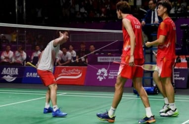 Turnamen Denmark Terbuka 2018: Musuh Bebuyutan Marcus Gideon/Kevin Sanjaya Kalah di Babak Kedua