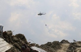 Gempa Sulteng, Helikopter MI-8 ‘Water-Bombing’ Wilayah Terdampak Likuifaksi