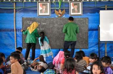 Anak-anak  Terdampak Gempa Lombok Dapat Tabungan Rp2,5 Miliar
