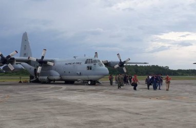 6 Pesawat Bantuan Asing Angkut 103 Ton Bantuan ke Sulawesi Tengah