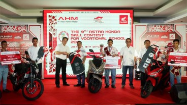 Astra Honda Motor (AHM) Gelar Kontes Keterampilan Siswa SMK, Ini Para Juaranya