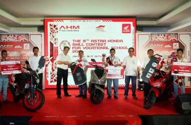 Astra Honda Motor (AHM) Gelar Kontes Keterampilan Siswa SMK, Ini Para Juaranya