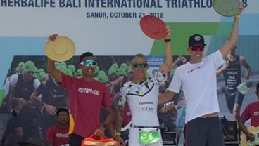 Atlet AS Juarai Herbalife Bali International Triathlon 2018