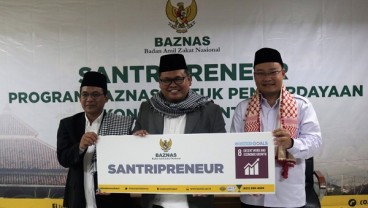 Baznas Salurkan Dana Program Santripreneur Rp13,7 Miliar