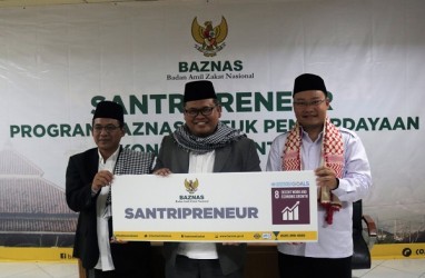 Baznas Salurkan Dana Program Santripreneur Rp13,7 Miliar