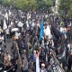 Protes Pembakaran Bendera Bertuliskan Kalimat Tauhid, Demo di Kantor NU Solo Ricuh