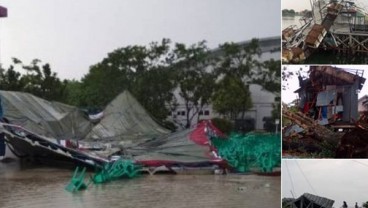 Ini Penyebab Angin Langkisau Terjang Kompleks Jakabaring Palembang