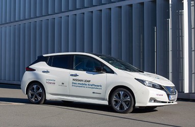 Nissan Leaf Bantu Stabilkan Grid Pengisian Listrik di Jerman