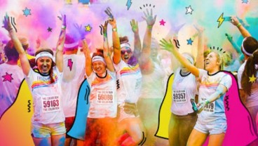 Rayakan Sumpah Pemuda, Millenials Ramaikan Color Run 2018