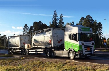 Truk Bioetanol Scania Pertama Mulai Menjejak Jalan