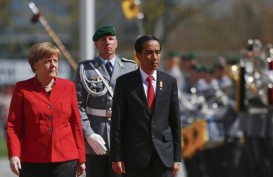 Jokowi Terima Menteri Ekonomi Jerman di Istana Merdeka