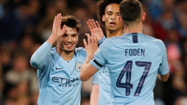 Dua Gol Pemain 19 Tahun, ManCity Lolos ke 8 Besar Piala Liga