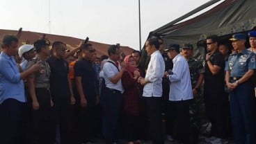 Presiden Jokowi Apresiasi Kerja Keras Tim Evakuasi Lion JT 610