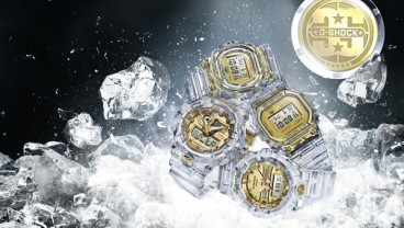 Desain Transparan Beraksen Emas di Koleksi G-Shock