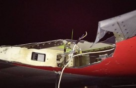 INSIDEN LION AIR di bengkulu : Kemenhub Investigasi Pesawat Senggol Tiang
