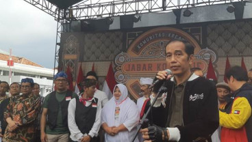 Presiden Jokowi Hadiri Deklarasi Jabar Kondusif di Bandung