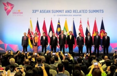 KTT ke-33 Asean: Presiden Jokowi Gelar Pertemuan Bilateral dengan PM Australia Scott Morrison