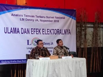 Survel Efek Elektoral Ulama: Jokowi-Ma’ruf Amin Unggul di 3 dari 5 Tokoh Ulama Paling Didengar
