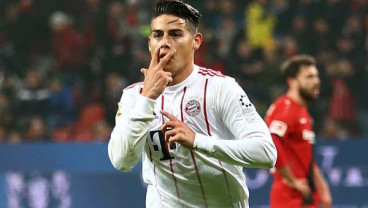 Munchen Kehilangan James Rodriguez Beberapa Pekan