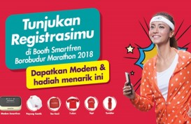 Smartfren Jadi Mitra Operator Telekomunikasi Resmi Borobudur  Marathon 