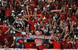 Yel-yel dari Suporter Indonesia Terdengar di Stadion Rajamangala