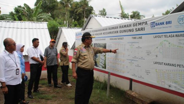 Kemensos Bentuk Kampung Siaga Bencana Kota Mataram