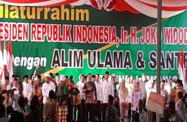 Jokowi Kunjungi Ponpes Darussalamah Lampung Timur