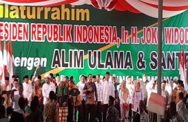 Jokowi Kunjungi Ponpes Darussalamah Lampung Timur