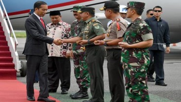 Jokowi Hadiri Apel Danrem-Dandim Terpusat 2018 di Bandung