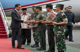 Jokowi Hadiri Apel Danrem-Dandim Terpusat 2018 di Bandung