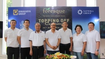 Griya Karunia Sejahtera Gelar Topping Off Apartemen Foresque Residence