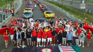 Komunitas Ferrari Jajal Sirkuit BSD dalam Track Day 2018