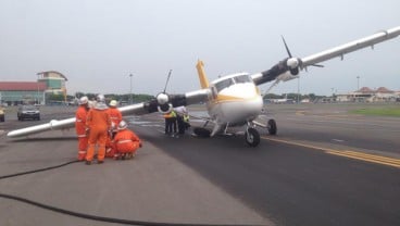 Landing Gear Roda Kanan Patah, Airfast Rute Surabaya-Bawean Batal Terbang