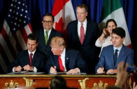 KTT G20: Ganti NAFTA, AS-Meksiko-Kanada Akhirnya Teken Pakta Dagang USMCA