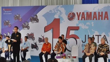 Lepas Ekspor 1,5 juta Motor Yamaha, Jokowi Dorong Investasi & Kandungan Lokal