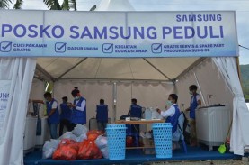 Bantu Pengungsi di Palu, Samsung Operasikan 10 Mesin…