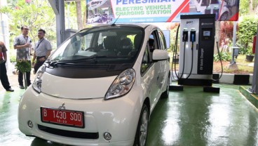 BPPT Resmikan SPLU, Mobil Listrik Mitsubishi Ikut Menjajal