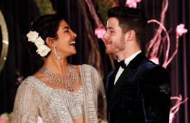 Wow, Kue Pernikahan Nick Jonas dan Priyanka Chopra Setinggi 5,48 Meter