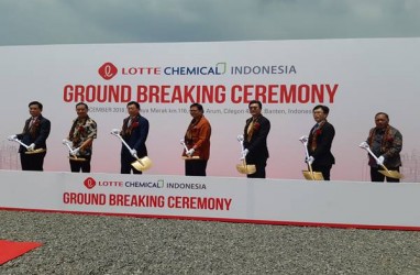 Groundbreaking Kompleks Petrokimia Lotte Chemical Indonesia