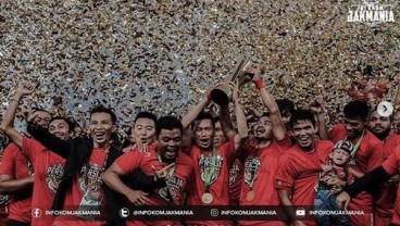 Persija Sikat Mitra Kukar, Jakmania Berenang di Bundaran Hotel Indonesia