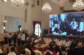 Ratusan Satpam Temui Presiden Jokowi di Istana Negara