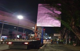 Penertiban Reklame di Palembang Berlanjut