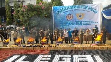 Bea Cukai Sumbagtim Sita Barang Ilegal Senilai Rp71,88 Miliar 